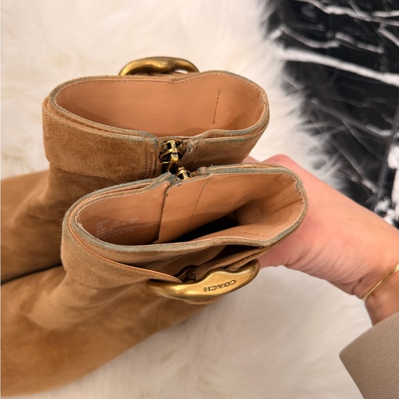 Coach suede boots 6.5 - Picture 3 of 4